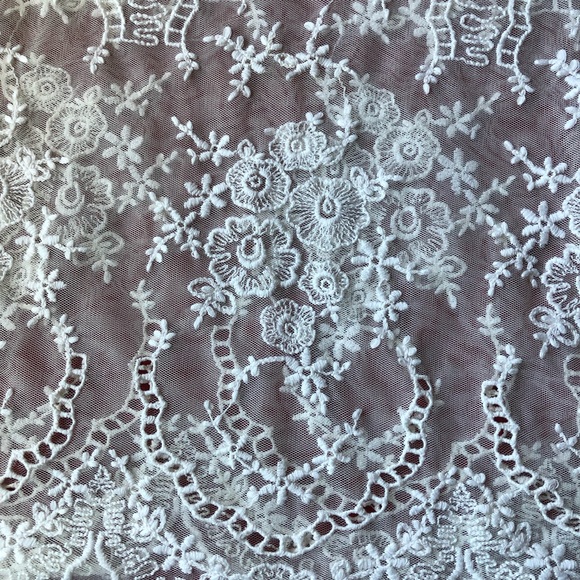 Crochet knit and sheer sleeveless top tank - Picture 3 of 5